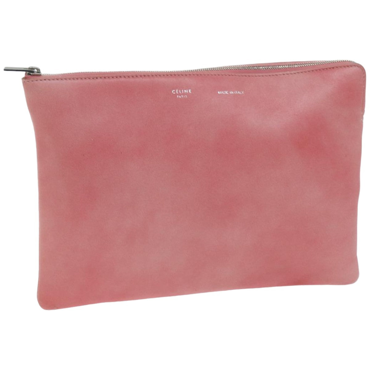 Luxury CELINE Clutch Bag Leather Pink  76410