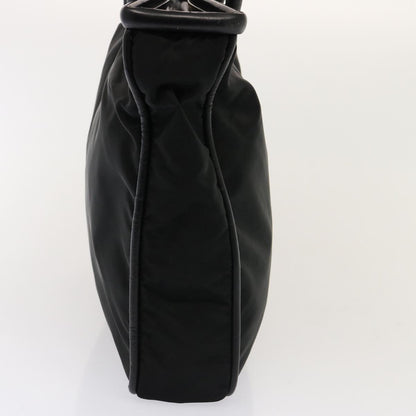Luxury CELINE Shoulder Bag Nylon Black  76411