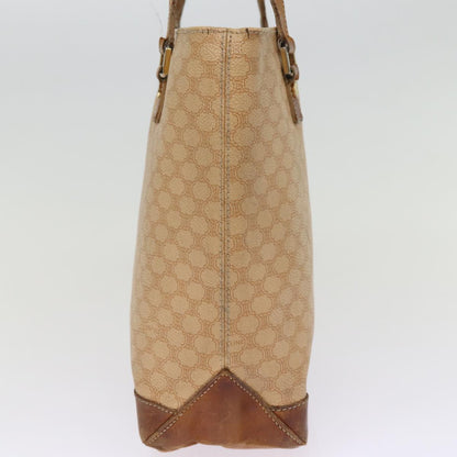 Luxury CELINE Macadam Canvas Hand Bag PVC Beige  76834