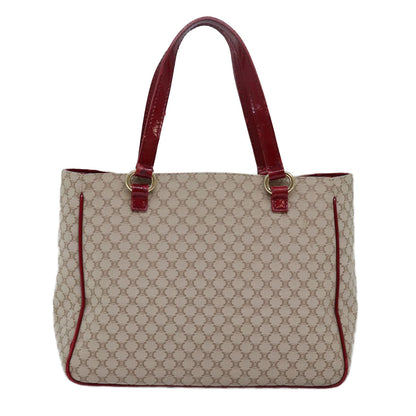 Luxury CELINE Macadam Canvas Hand Bag Beige  76899
