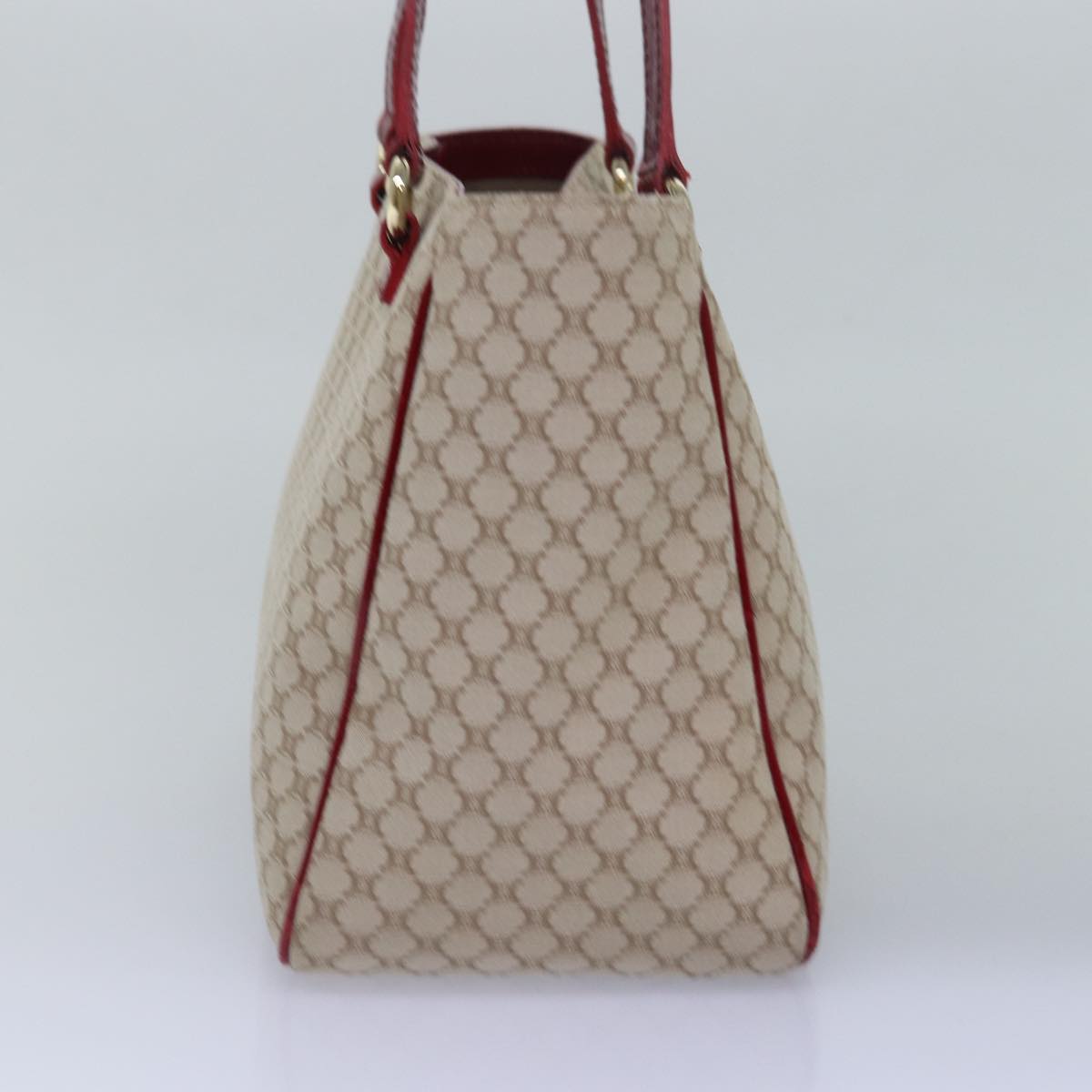 Luxury CELINE Macadam Canvas Hand Bag Beige  76899