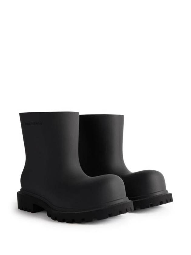 Luxury Balenciaga Trending 2025 Steroid Rain Boots Black