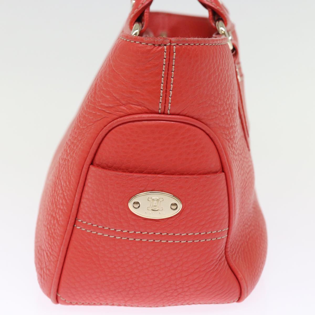 Luxury CELINE Hand Bag Leather Red  77382