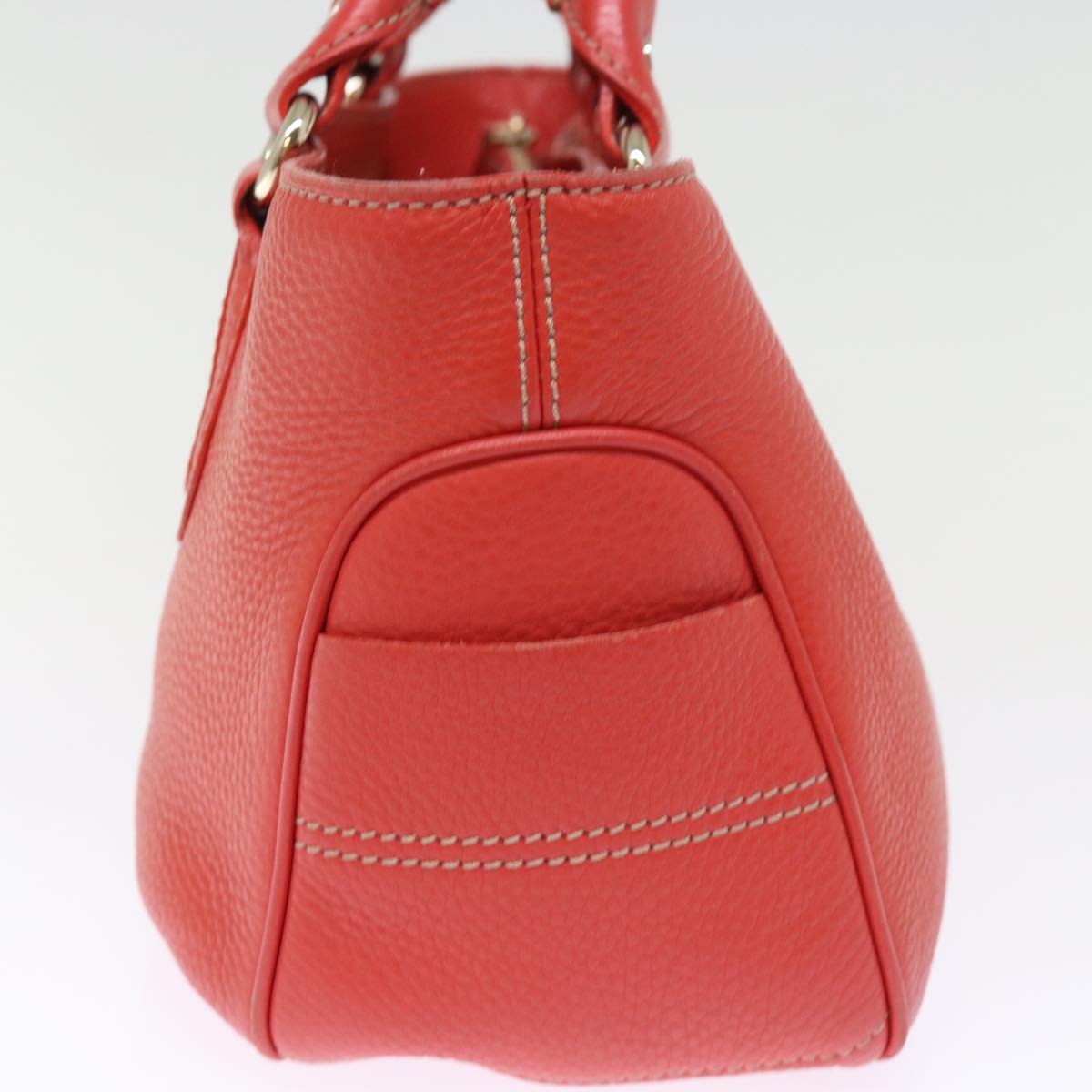 Luxury CELINE Hand Bag Leather Red  77382