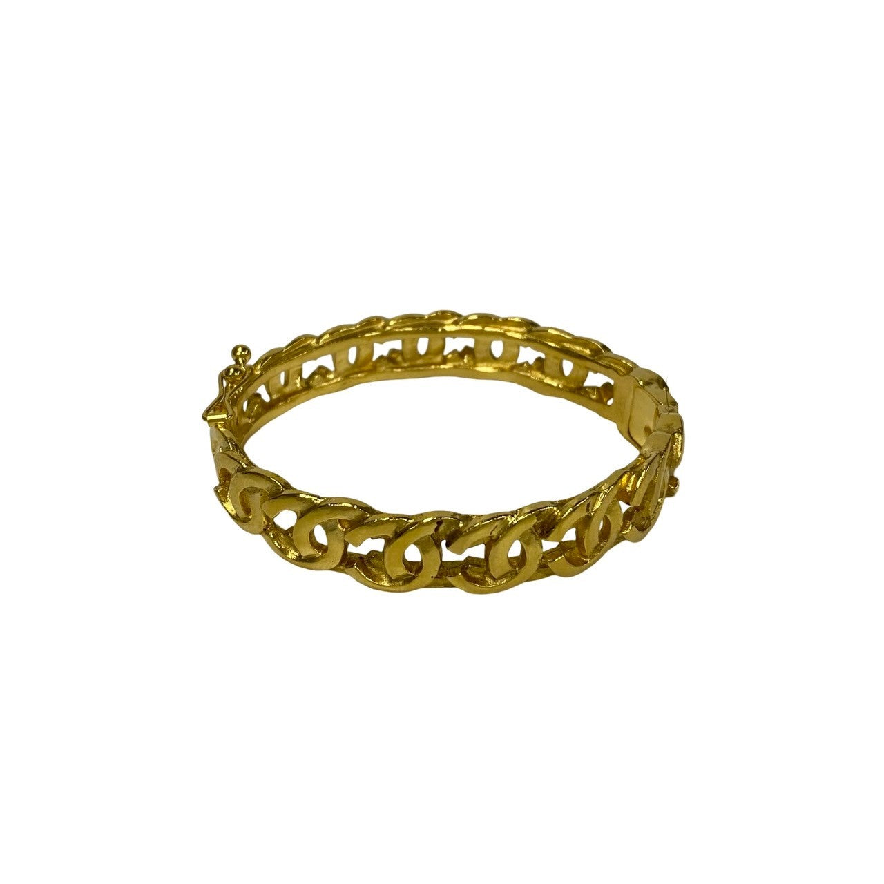 CHANEL Bangle Gold Plated gold COCO Mark Women