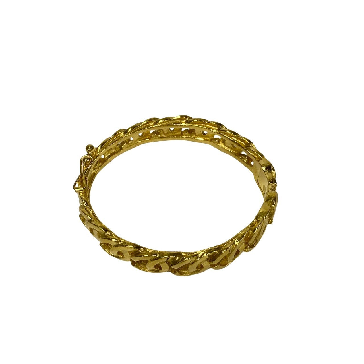 CHANEL Bangle Gold Plated gold COCO Mark Women