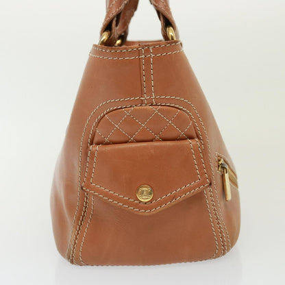 Luxury CELINE Hand Bag Leather Brown  77738