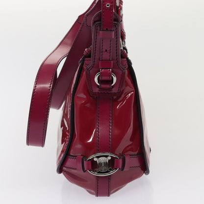 Luxury CELINE Hand Bag Patent leather 2way Pink  77739