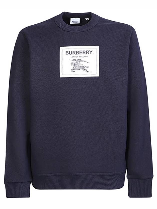 Luxury Burberry Men's Prorsum Label Cotton Sweatshirt Navy