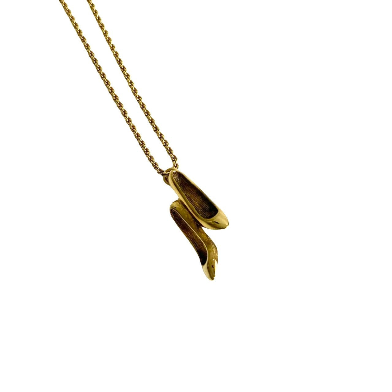 Dior Necklace plating gold High heels motif Women