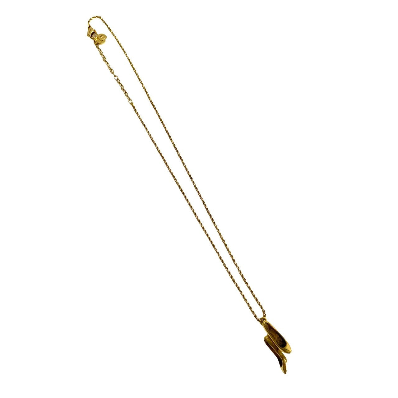 Dior Necklace plating gold High heels motif Women