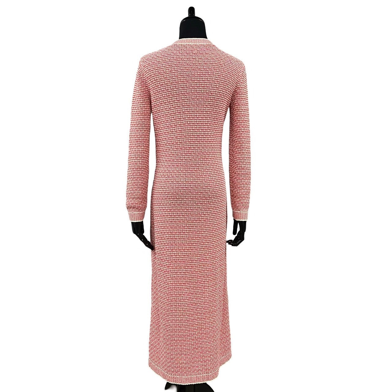 CHANEL one piece Cotton, Nylon pink COCO Mark Button Border Women 34