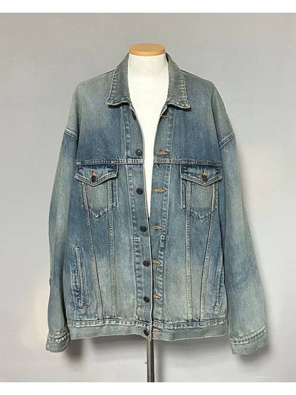 Luxury Balenciaga Trending 2025 logo print denim jacket 110