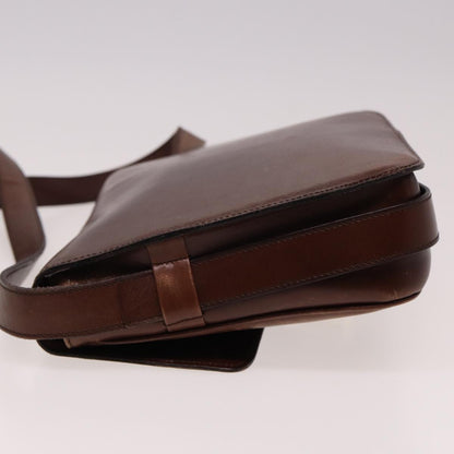 Luxury CELINE Shoulder Bag Leather Brown  78512