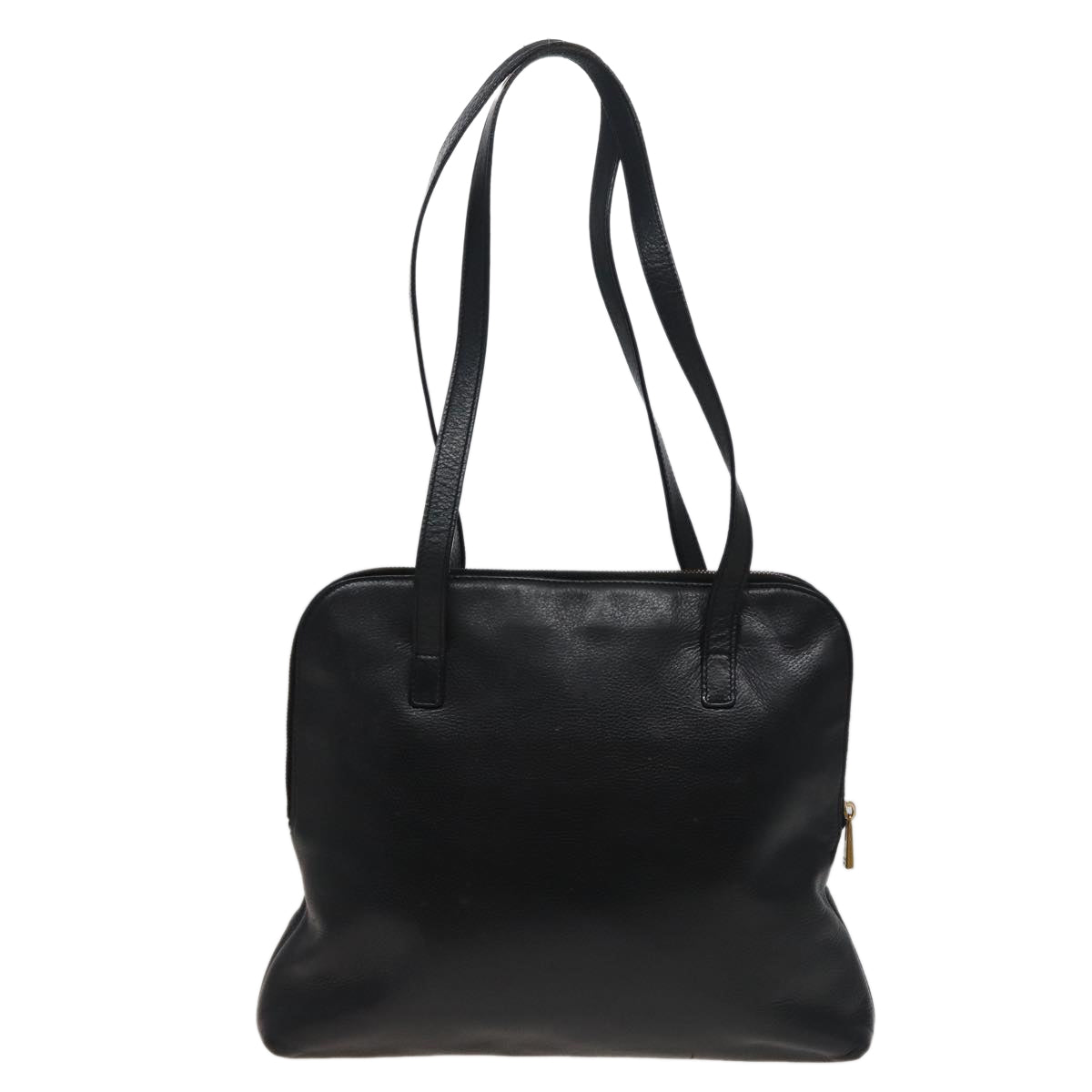 Luxury CELINE Shoulder Bag Leather Black  78547
