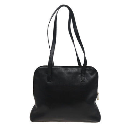 Luxury CELINE Shoulder Bag Leather Black  78547