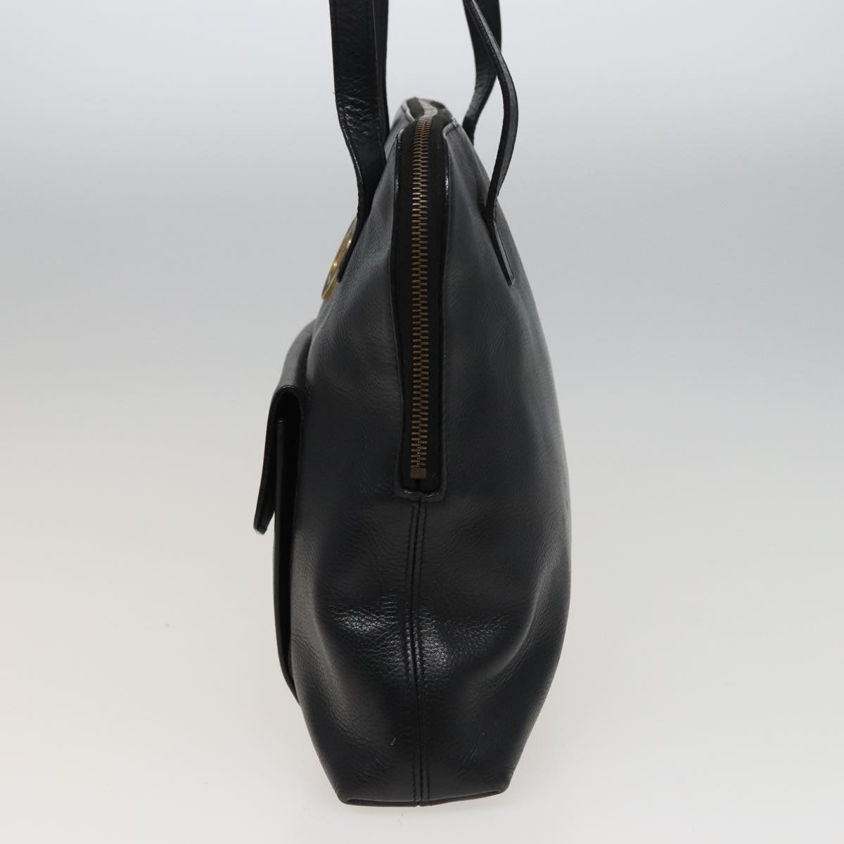 Luxury CELINE Shoulder Bag Leather Black  78547