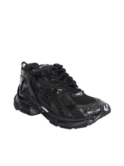 Luxury Balenciaga Trending 2025 Runner Low Top Sneakers Black