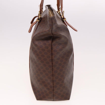 Luxury CELINE Macadam Canvas Tote Bag PVC Brown  78833