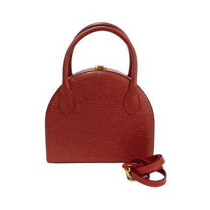 FENDI Shoulder Bag leather Red 2way Women