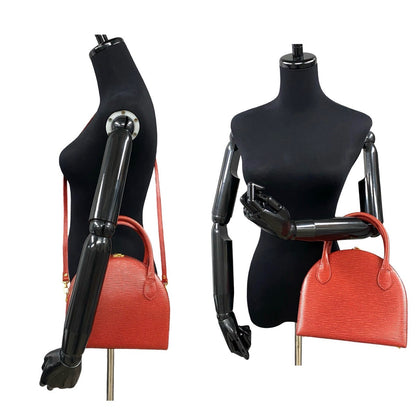 FENDI Shoulder Bag leather Red 2way Women