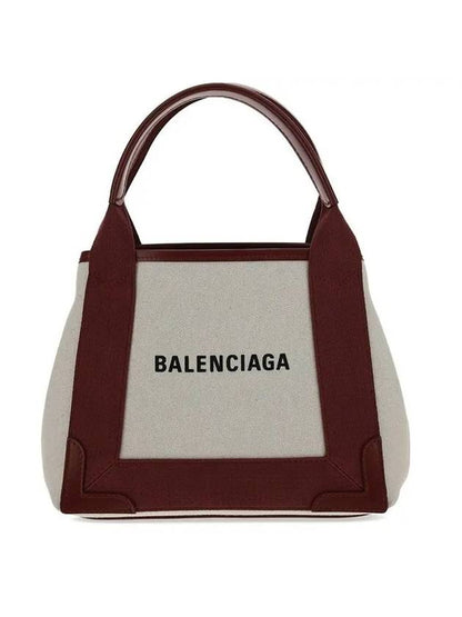Luxury Balenciaga Trending 2025 Cabas XS Tote Bag Burgundy