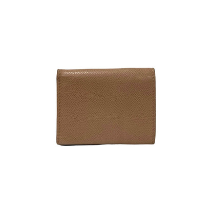 Dior Tri-fold wallet leather pink CD logo Metal Lotus wallet Women