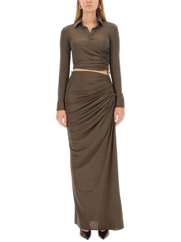 Luxury Bottega Veneta 23 fw Long Note Dress 757875V39I03312 B0040536174