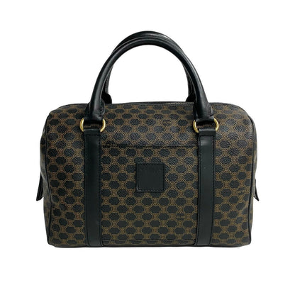 CELINE Handbag leather Brown Macadam Blason Pattern mens(Unisex)