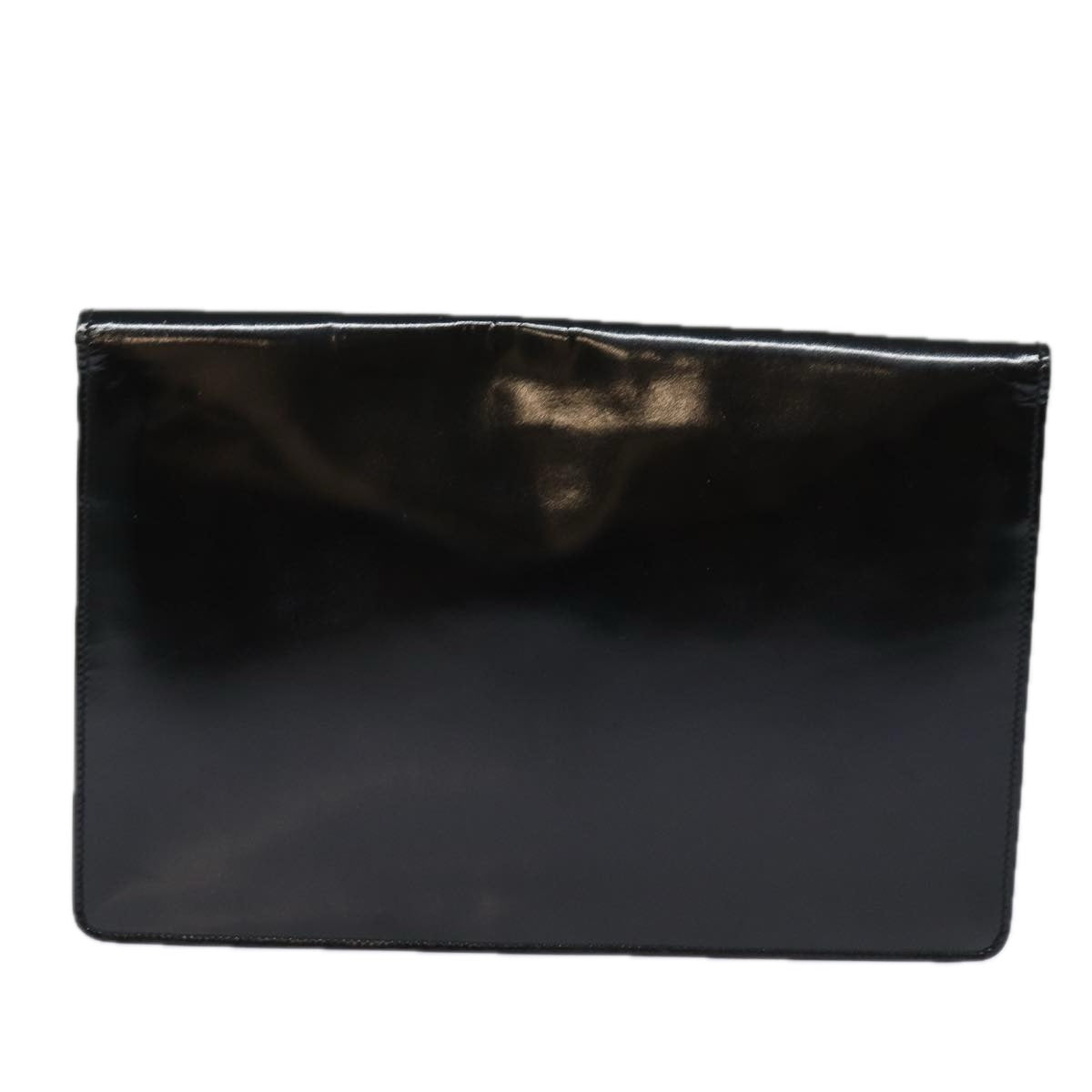 Luxury CELINE Clutch Bag Enamel Black  79686