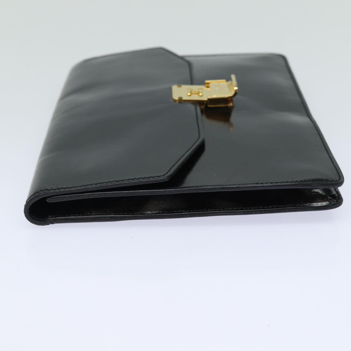 Luxury CELINE Clutch Bag Enamel Black  79686