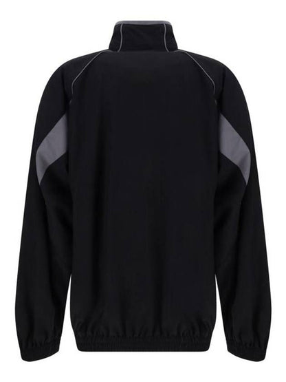 Luxury Balenciaga Trending 2025 3B Sports Icon Medium Fit Track Jacket Black