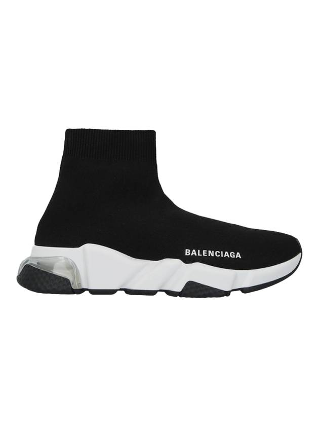 Luxury Balenciaga Trending 2025 Speed Trainer Clear Sole High Top Sneakers Black