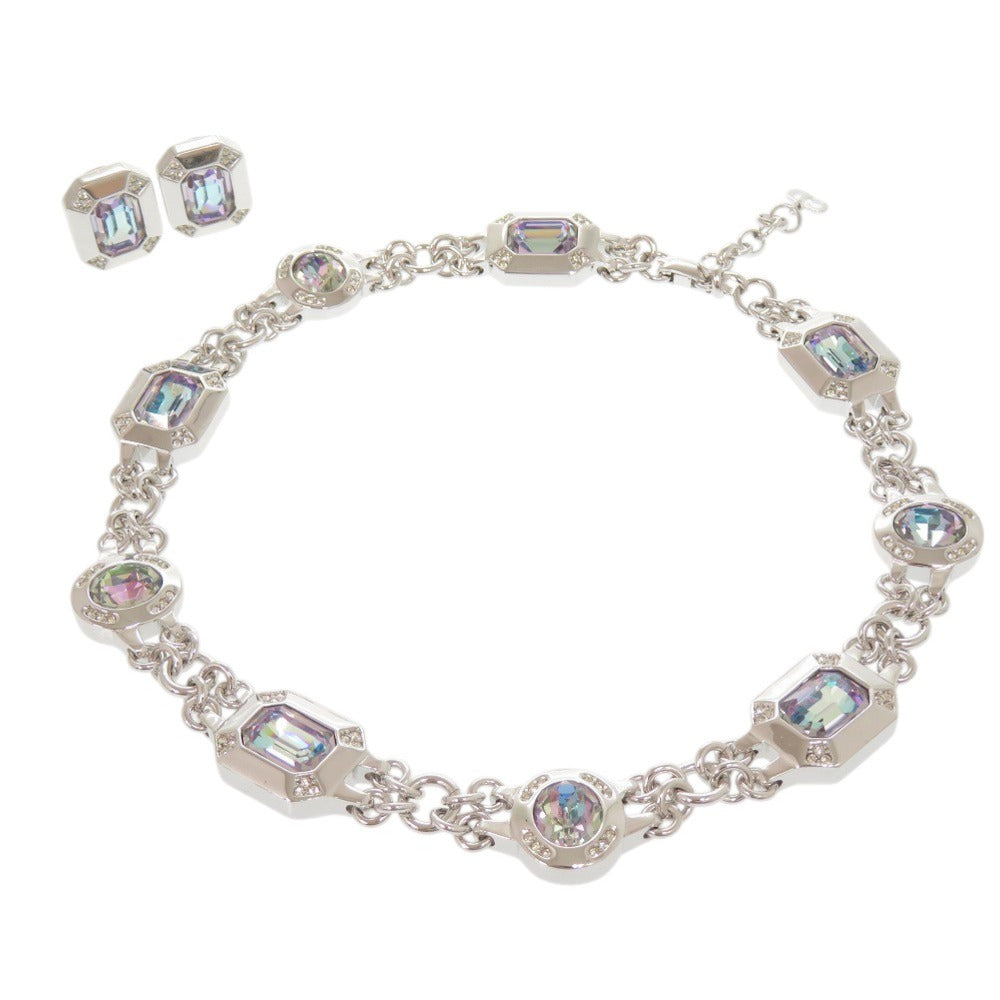 Christian Dior Other accessories Metal, Stone Silver Vintage Necklaces & Earrings Women