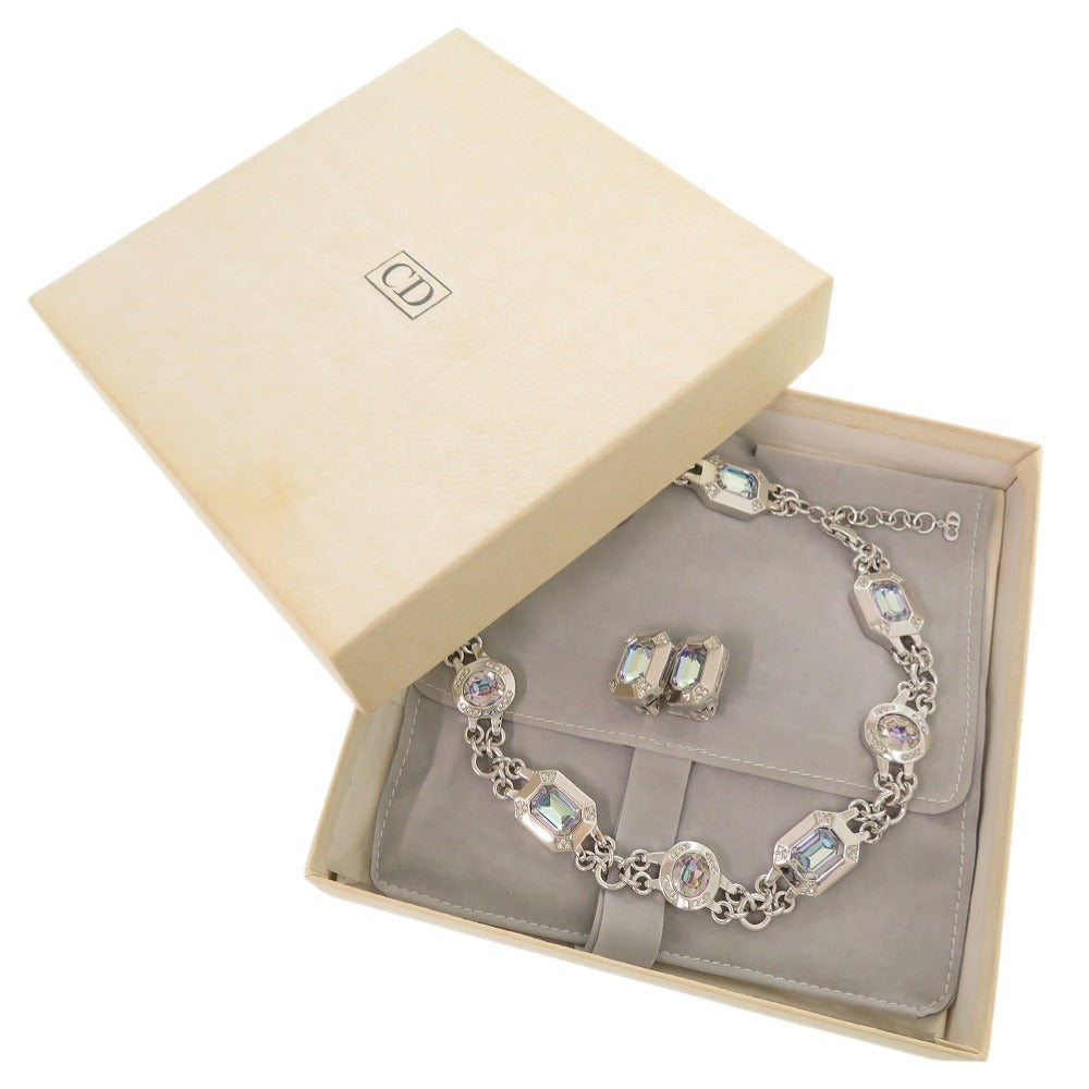 Christian Dior Other accessories Metal, Stone Silver Vintage Necklaces & Earrings Women