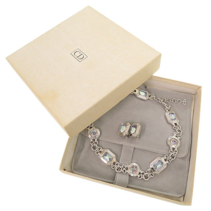 Christian Dior Other accessories Metal, Stone Silver Vintage Necklaces & Earrings Women