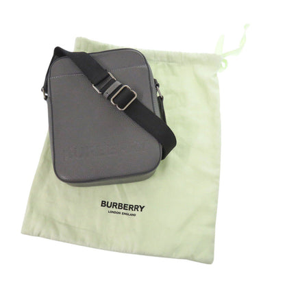BURBERRY Shoulder Bag 8052890 leather gray logo unisex(Unisex)
