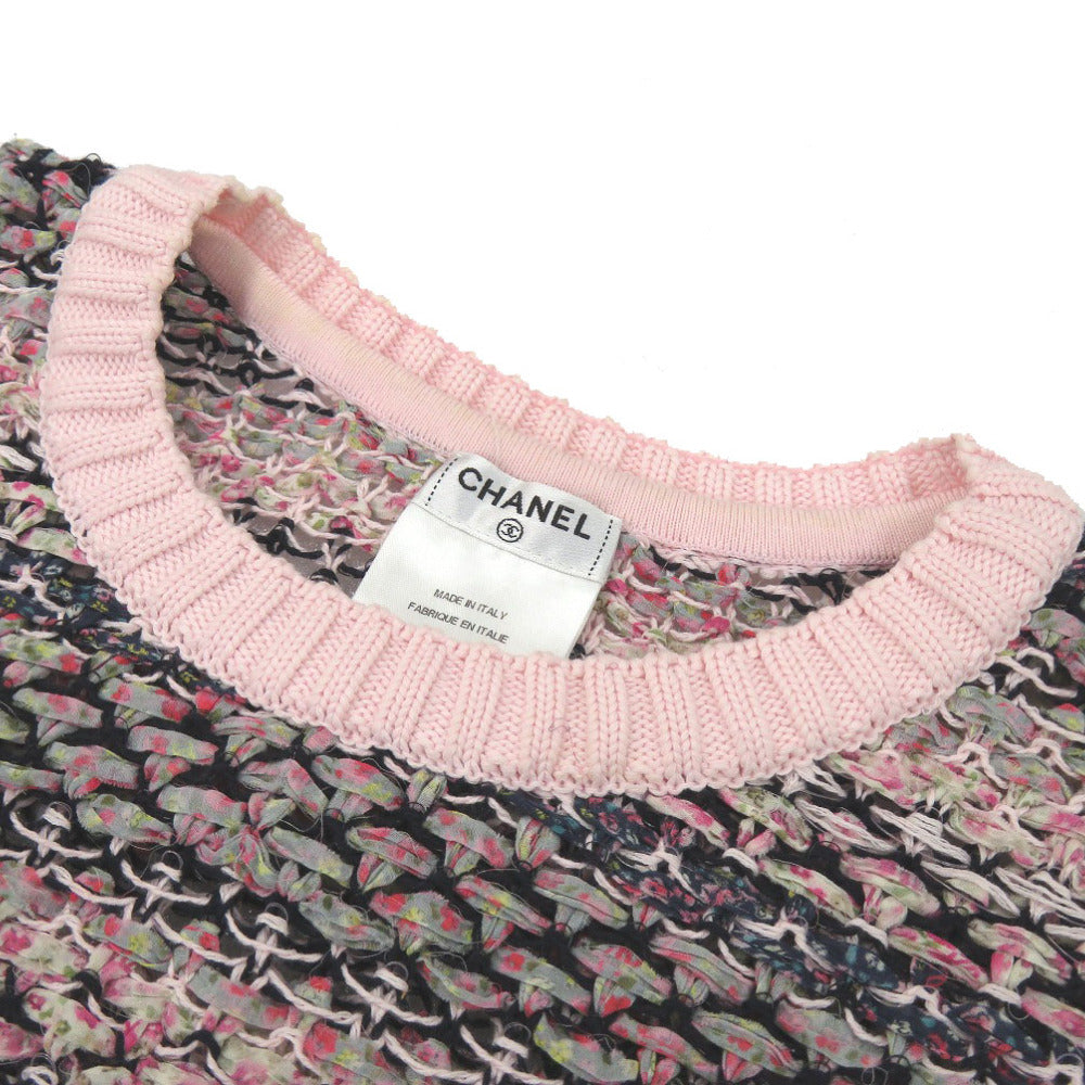 CHANEL knit P51676K06665 cotton pink Women 38