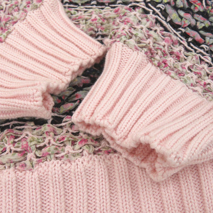 CHANEL knit P51676K06665 cotton pink Women 38