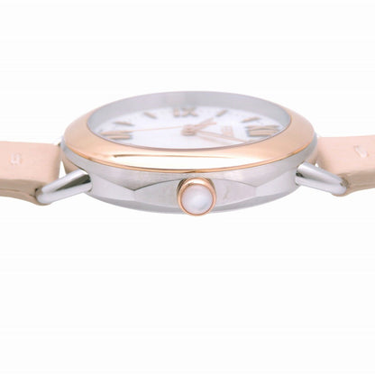 FENDI Watches Quartz 80200M Stainless Steel , Leather White shell Celeria White shell dial