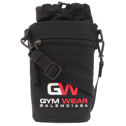 BALENCIAGA Shoulder Bag 618193 Nylon black Gym Wear Weekend Bottle Holder unisex(Unisex)