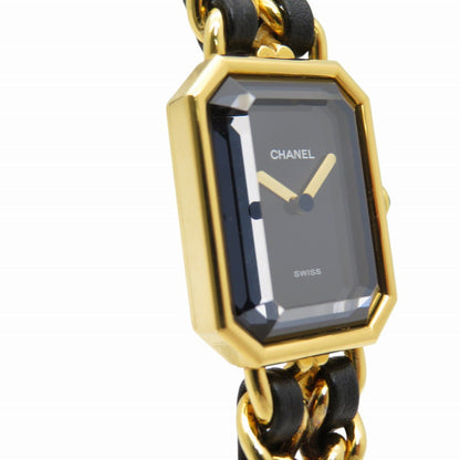 CHANEL Watches Quartz H0001 Stainless Steel black Premiere M size black dial