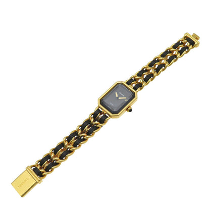 CHANEL Watches Quartz H0001 Stainless Steel black Premiere M size black dial