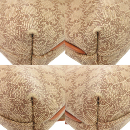 CELINE Shoulder Bag PVC, Leather beige Macadam Women