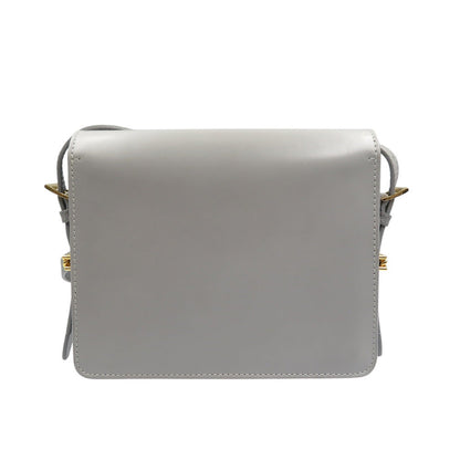 BURBERRY Shoulder Bag leather gray Women