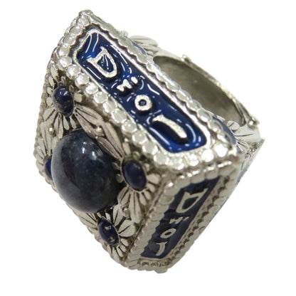Christian Dior Ring Natural stone blue 52
