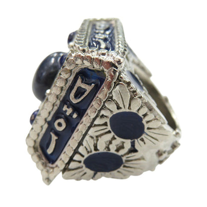 Christian Dior Ring Natural stone blue 52