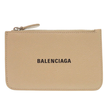 BALENCIAGA Card Case 637130 leather beige