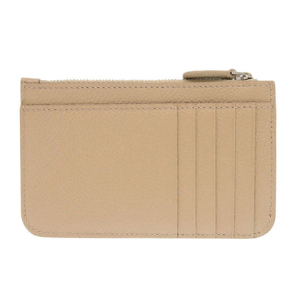 BALENCIAGA Card Case 637130 leather beige