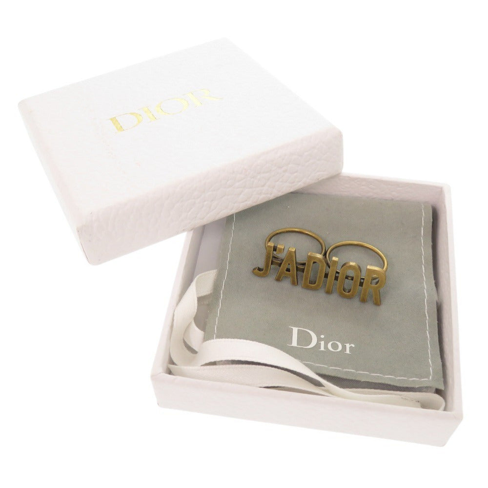 Christian Dior Ring metal gold J'ADIOR double finger ring M